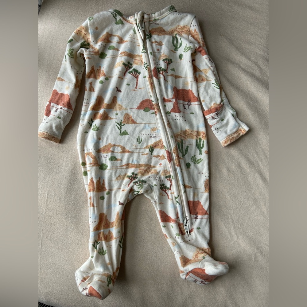 Angel Dear Newborn Desert Print One Piece